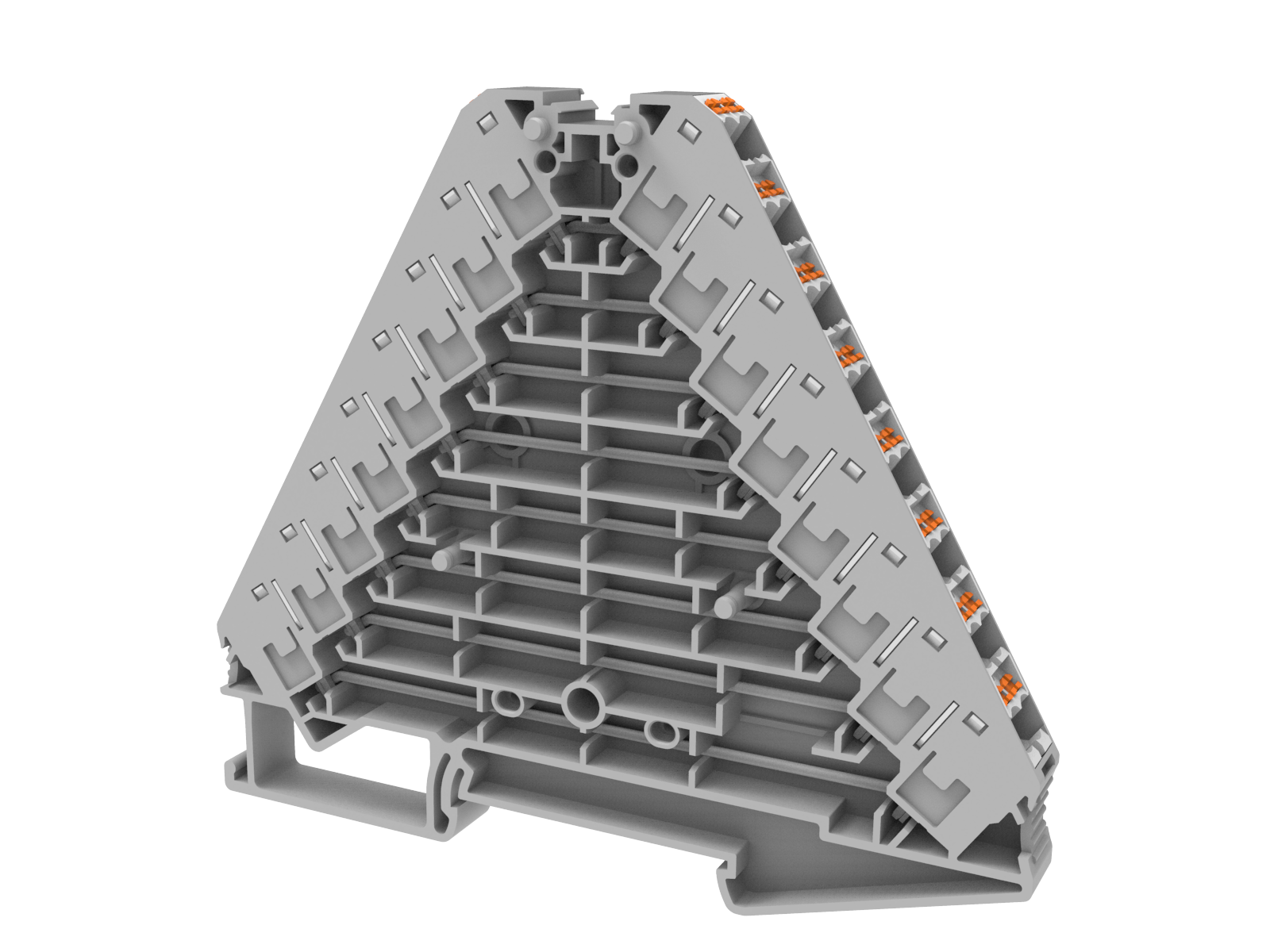 KFPTRV8 din rail connector blocks Bloques conectores de carril DIN KFPTRV8