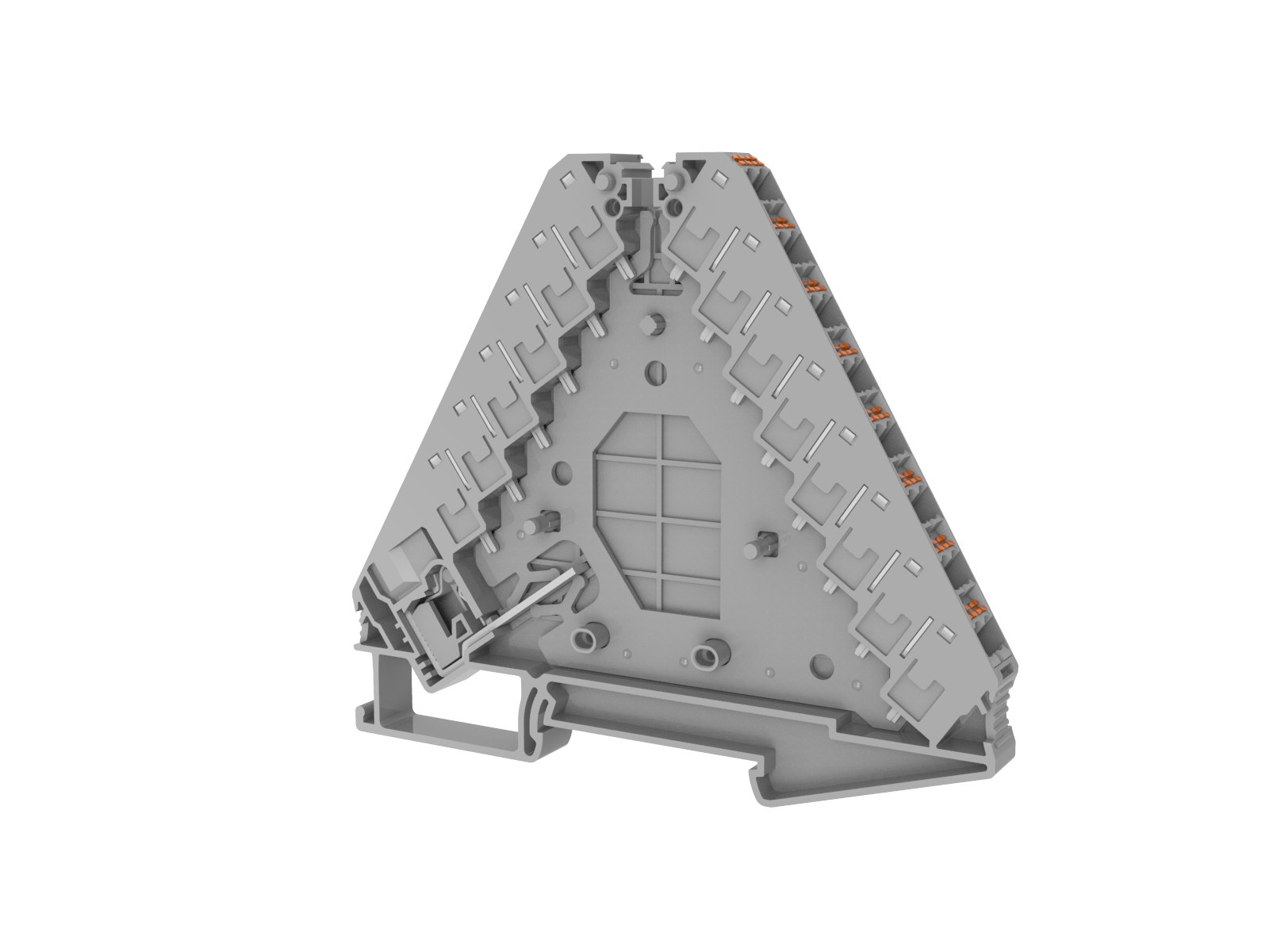 KFPTRV8-FI din rail distribution block Bloque de distribución de carril DIN KFPTRV8-FI