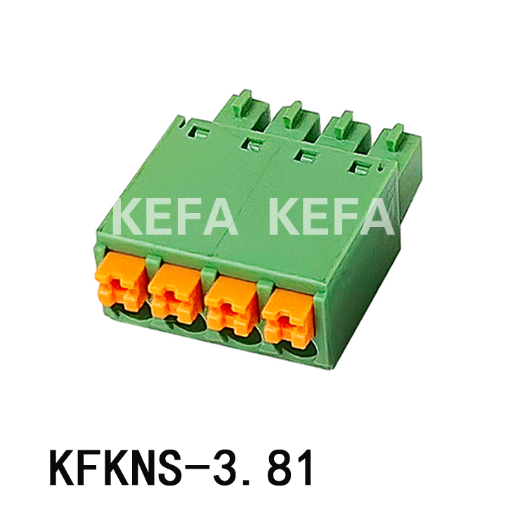 Pressure spring load terminal block KFKNS-3.81 Pressure spring load terminal block KFKNS-3.81