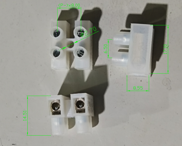 feed through barrier strip terminal block alimentazione tramite morsettiera a barriera