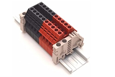 Different ways of installing Din rail terminal blocks