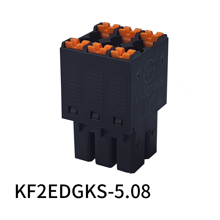 double row pluggable terminal block kf2edgks-5.08 