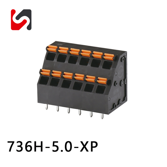 SHANYE BRAND 736H-5.0 5.0mm pitch phoenix plug spring terminal hot sale
