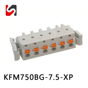 SHANYE BRAND KFM750BG-7.5 300V 10A Phoinex Substitua o fornecimento de blocos terminais flugable para PCB 