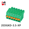 Proveedor de tiras de conector de 5 amperios 2EDGKD-3.5 300V 3,5 mm paso 4p bloque de terminales enchufable para PCB 
