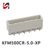 SHANYE BRAND KFM500CR-5.0 300V phoenix pcb connector pluggable terminal block 5.0mm pitch male 