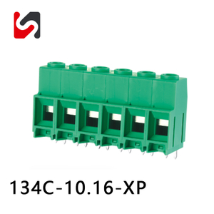 high temperature terminal blocks SY134C-10.16 600V 60A hot sale high current pcb screw terminal block 10.16 mm pitch supplyer