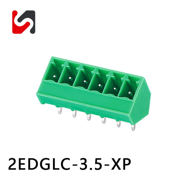 SHANYE BRAND 2EDGLC-3.5 300V placa pcb terminales de tornillo bloque de terminales de cable hembra macho 