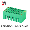 SHANYE BRAND 2EDGKVHHM-3.5 300V pcb board screw terminals male female with flang