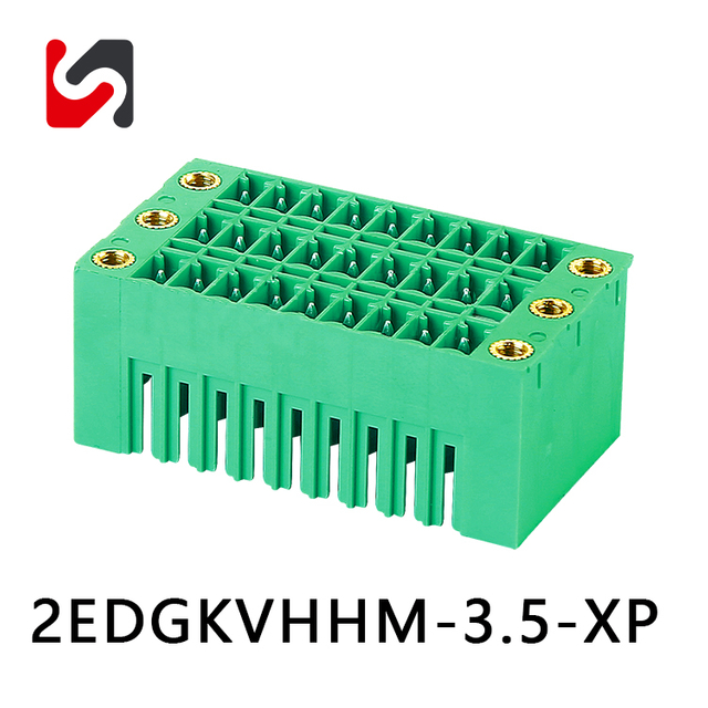 SHANYE BRAND 2EDGKVHHM-3.5 300V pcb board screw terminals male female with flang