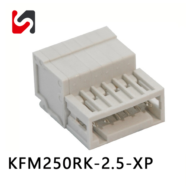 SHANYE BRAND KFM250RK-2.5 300V Recomend 2.5mm hot sale phoenix pluggable terminal blocks male female with ul 