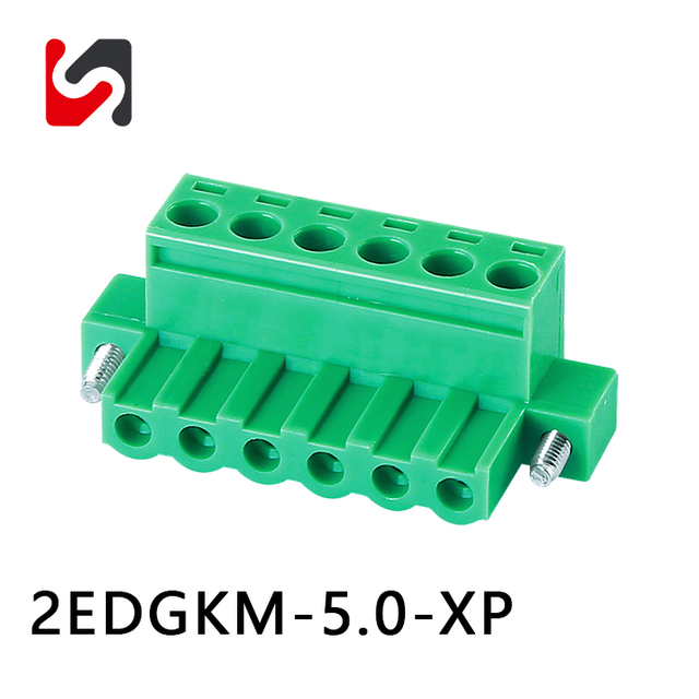 MARCA SHANYE 2EDGKM-5.0 Bloque de terminales enchufable de 300 V de 5,08 mm