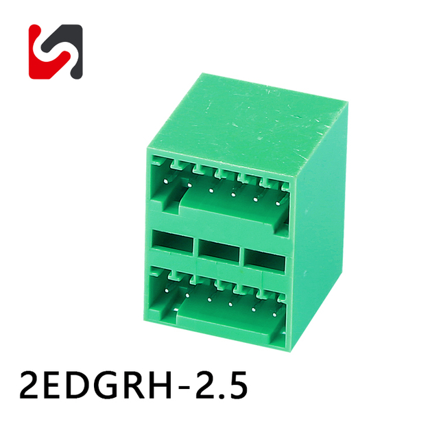 SHANYE BRAND 2EDGRH-2.5 2.5mm pitch phoenix pluggable terminal blocks male for pcb