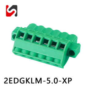 SHANYE Brand 2edgklm-5.0 300V Terminal Block vs Interruttore