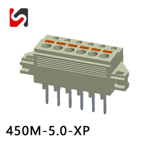 SHANYE BRAND SHSY450M-5.0 5.0mm pitch phoenix spring loaded terminal connector hot sale