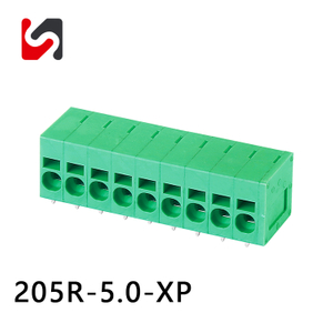SHANYE BRAND 205R-5.0 5.0mm pitch phoenix 5 amp connector 3 pin terminal block
