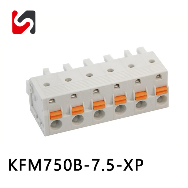 SHANYE BRAND KFM750B-7.5 300V phoenix pluggable terminal blocks 7.5mm pitch male and female