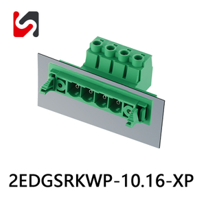SHANYE BRAND 2EDGSRKWP-10.16 10.16mm phoenix pluggable terminal block male for pcb with competitive price