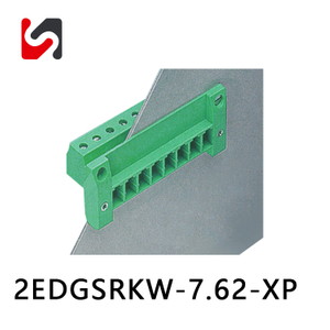 SHANYE BRAND 2EDGSRKW-7.62 7.62mm phoenix pluggable terminal block male for pcb hot sale 