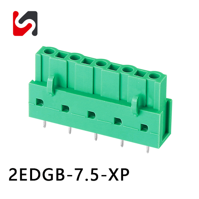 Gran oferta bloque de terminales 2EDGB-7.5 300V 10A tipo enchufable MARCA SHANYE 