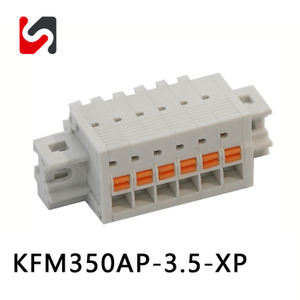 SHANYE BRAND KFM350AP-3.5 300V Newest 3.5mm phoenix pluggable terminal blocks male female hot sale supplyer