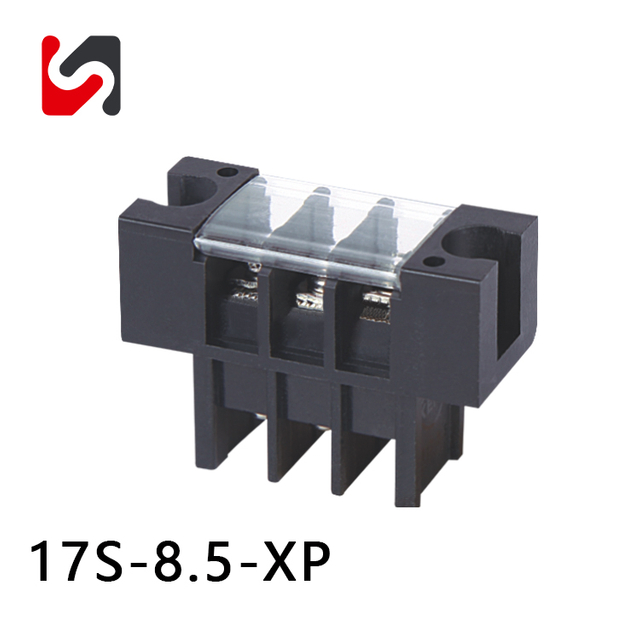 SHANYE BRAND 17S-8.5 300V 5.0mm pitch hot sale barrier strip 2 row terminal block with high quality supplyer