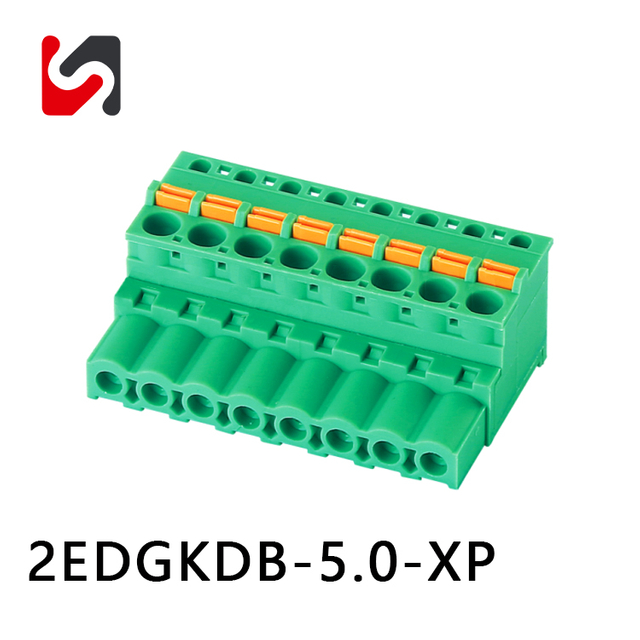 SHANYE BRAND 2EDGKDB-5.0 300V 2 pin 15a pluggable screw terminal block