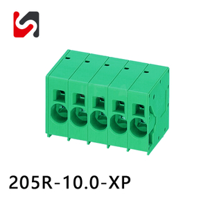 SHANYE BRAND 205R-10.0 10.0mm pitch phoenix 5 amp connector wire terminal block