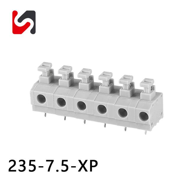 SHANYE BRAND 235-7,5 7,5 mm Rastermaß Phoenix 2-poliger Klemmenblock-Stecker heißer Verkauf