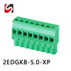 2EDGKB-5.0 300V 5.0MM шаг мужской женский сменные клеммные колодки горячая распродажа с зеленым цветом