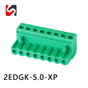 2EDGK-5.0 300V 5.0MM pitch male female green Pluggable Terminal Blocks competitive price