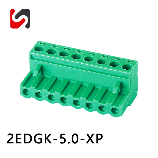 2EDGK-5.0 300V 5.0MM pitch male female green Pluggable Terminal Blocks competitive price
