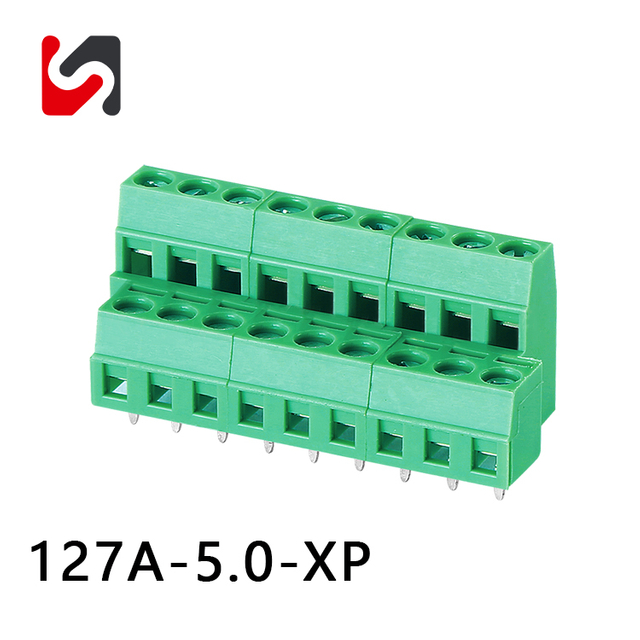 SHANYE BRAND SY127A-5.0 300V 10A hot sale 5.0mm pitch phoenix nylon screw mount pcb supports supplyer
