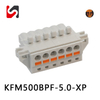 SHANYE MARCA KFM500BPF-5.0 300V mais novo modelo 2P-24P macho fêmea conectável blocos de terminais conector 5.0mm 