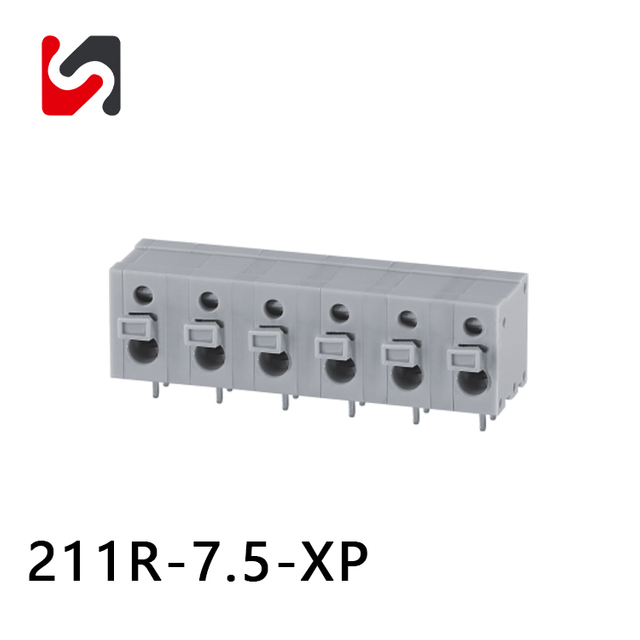 SHANYE BRAND 211R-7.5 300V 7.5mm passo vendita calda morsettiere per circuiti stampati a molla connettore con fornitore di alta qualit&agrave;