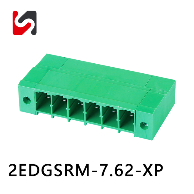 SHANYE BRAND 2EDGSRM-7.62 7.62mm phoenix pluggable terminal block male with UL competitive price