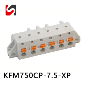 Shanye Marke KFM750CP-7,5 300V 10A Phoinex Ersetzen Sie Steckabschlussblöcke 7,5 mm gerade 