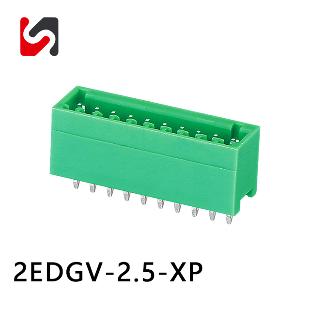 SHANYE BRAND 2EDGV-2.5 300V hot sale 5p 2.5mm pitch phoenix pluggable terminal blocks connector with ROHS