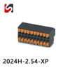 SHANYE MARCA 2024H-2.54 150V 3A 2.54mm passo venda quente phoenix fileira dupla smd fornecedor de terminal de parafuso