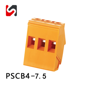Shanye Brand PSCB4-7.5 300V 20A 7.5 mm Pitch Terminal de tornillo PCB de alta corriente Transformador Italia Suministro 