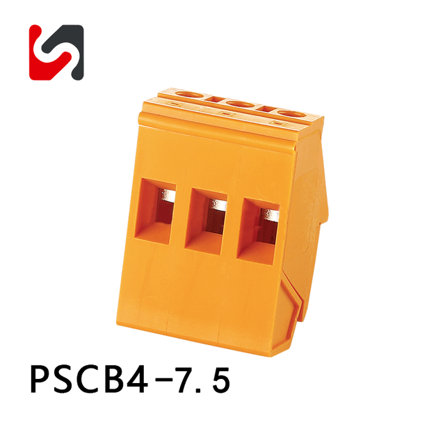 SHANYE BRAND PSCB4-7.5 300V 20A 7.5mm pitch high current pcb screw terminal transformer italy supplyer 