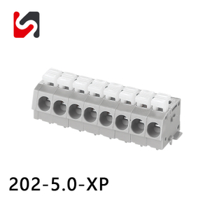 SHANYE BRAND 202-5.0 5.0mm pitch phoenix spring clamp terminal block