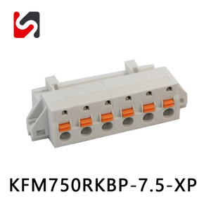 SHANYE BRAND KFM750RKBP-7.5 300V hot sale phoinex model pluggable terminal blocks 7.5mm 