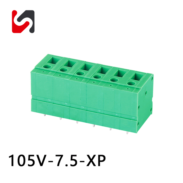 SHANYE BRAND SY105V-7.5 300V 20A hot sale 7.5mm pitch phoenix pcb screw terminal high current supplyer