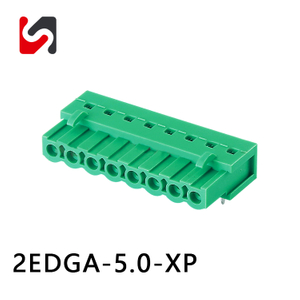 2EDGA-5.0 300V steckbarer Klemmenblock 2-polig