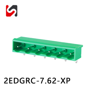 Brand Shanye 2edGRC-7.62 7,62mm de alta qualidade de alta qualidade blocos terminais de machos Fornecedor fechado
