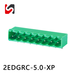 SHANYE BRAND 2EDGRC-5.0 5.0mm de alta qualidade de alta qualidade Terminal Blocks masculino para fornecedor de PCB