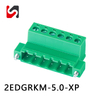 SHANYE BRAND 2EDGRKM-5.0 5.0mm pitch pcb connector plug in terminal blocks male female hot sale 