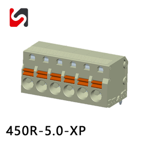 SHANYE BRAND SHSY450R-5.0 5.0mm pitch phoenix terminal block spring connector hot sale