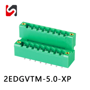 2EDGVTM-5.0 300V 5.0MM pitch male female green Pluggable Terminal Blocks Connectors